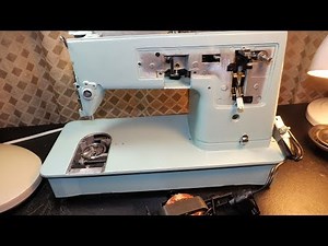 Pre-wash & Post-wash Singer Model 338 Sewing Machine