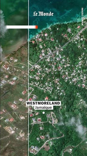 Ouragan Melissa : les images satellites montrent les dégâts en Jamaïque