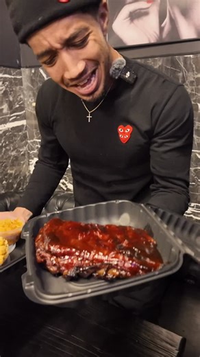 Bruce Almighty on Instagram: "I always go with Sky High Catering 🍖 @cateringskyhigh — BEST Half-rack Ribs w/ Mac & Cabbage, every time! @cateringskyhigh @pasha_lounge_"
