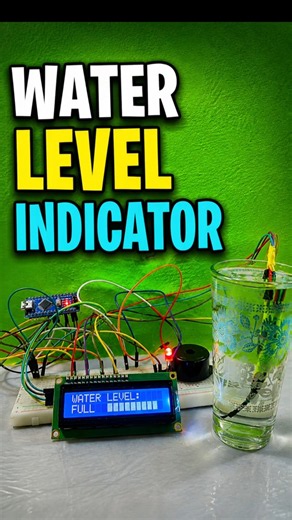 Water Level Indicator 💧 | Arduino Project #shorts #arduino #electronics #ohmproject