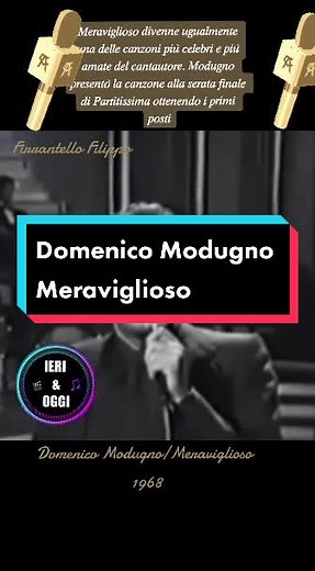 Domenico Modugno: Meraviglioso - Canzone Italiana degli Anni '60