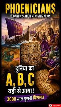 ABC Didn't Start in England, It Started Here-Lebanon; The Secret Origin of the Alphabet #facts