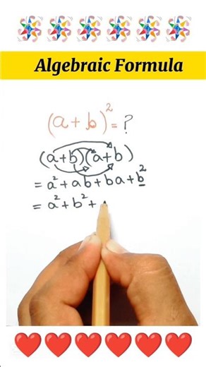 Algebraic Formula factorization #maths #educational #algebra
