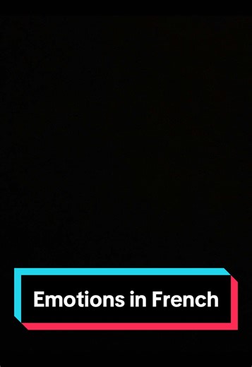 Emotions in French made easy 🇫🇷 Save and Follow for easy French #learnfrench #frenchforbeginners #frenchtips #frenchtok #frenchvocabulary