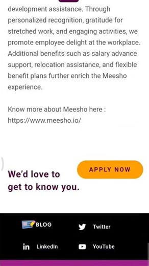 meesho job बंगलोर #job #workfromanywhere