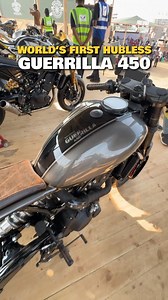 What happens when you bend the laws of physics to build a motorcycle? “Gravity” is Palladium Automotive and Maratha Motorcycles’ take on the Royal Enfield Guerrilla 450. A custom that leans into balance, weight distribution, and drag-focused performance. Built entirely from high-grade mild steel, the bike uses a hollow hubless concept to keep weight low and the stance dramatic. The hubless wheel itself is machined from a solid aluminium block using high-precision laser tech… and yes, this makes 