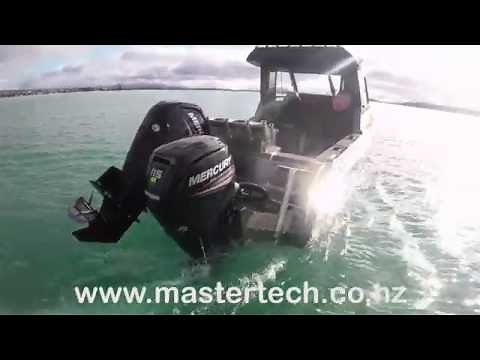 2016 Mercury 115HP Command Thrust FourStroke - Single Engine Test on 7.3m Stabicraft 2400 Supercab