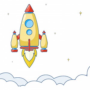 航天火箭发射星星GIF动态图星星元素[gif]GIF下载 - 觅知网