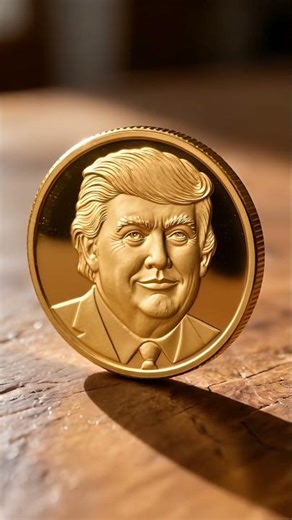 The Golden Face #TrumpGoldCoin #USMint #Numismatics #GoldBullion #PoliticalNews