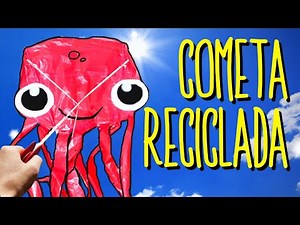 How to make a custom kite in less than 5 minutes - DIY 🐙