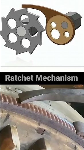 Ratchet Mechanism...!!! #technology #mechanism #learning #students #engineering #shorts #viralvideo