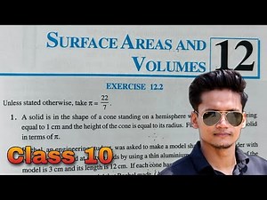 class 10 ex 12.2 Q1 to Q8 Surface Areas of Volumes class 10 CBSE NCERT Rajmith study