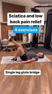⬇️Sciatica and Low Back Pain Rehab⬇️ 📚Save these awesome exercises to help you with any low back pain or sciatica symptoms you are experiencing 4️⃣FOUR awesome exercises for you to try today! ⛹🏻‍♂️Sciatica refers to pain that radiates along the path of the sciatic nerve, which branches from your lower back through your hips and buttocks and down each leg. Typically, sciatica affects only one side of your body. Sciatica most commonly occurs when a herniated disk, bone spur on the spine or narro