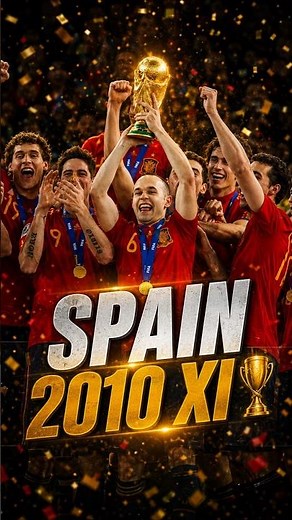 Spain 2010 World Cup Winning XI 🇪🇸🏆