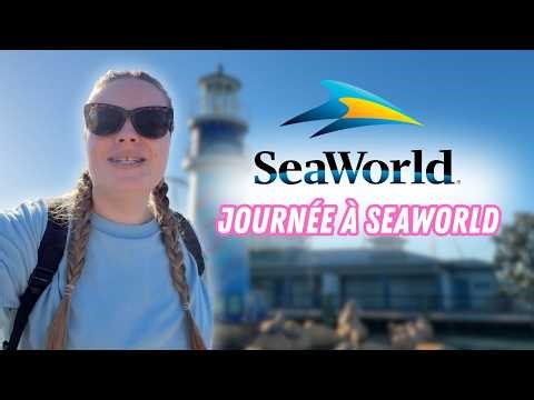 Journée à SeaWorld Orlando | On test le Sharks Underwater Grill 🦈 | Vlog 4 | Séjour à Orlando