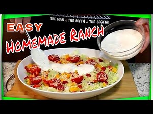 How to Make Homemade Ranch Dressing! (Sheila Loves This Stuff)