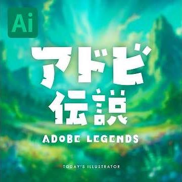 ひび割れロゴのつくりかた｜Illustratorチュートリアル【本日のイラレ】