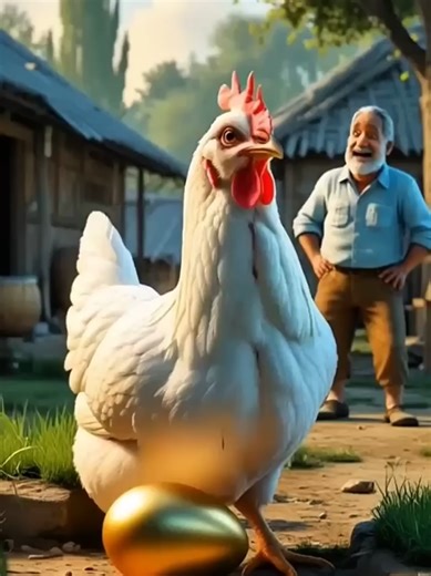 Farmer's Hen Lays Golden Egg