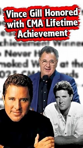 Vince Gill Honored with CMA Lifetime Achievement Award — A Legacy That Inspires Millions