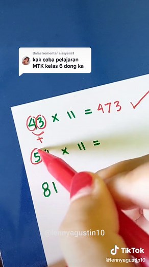 Belajar Perkalian Matematika Kelas 6: Kunci Jawaban Halaman 43