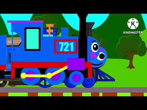 Pibby the steam train with her toy rabbit buster bunny and her friends