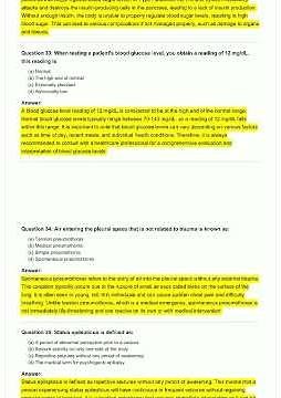 EMT I EXAM PRACTICE MEDICAL EMERGENCIES part I video