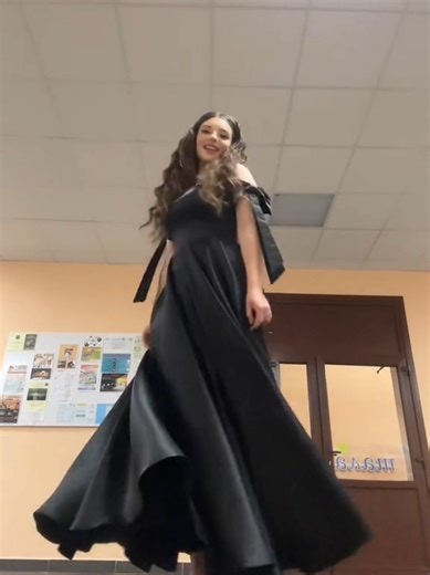 Beautiful Satin Prom Dress for Graduation