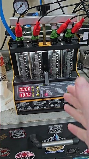 AUTOOL FUEL INJECTOR CLEANER AND TESTER ! #cars #automobile #diy #ford #industrial #injector #shorts