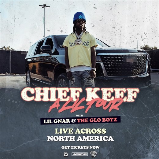 Chief Keef A LIL TOUR with Lil Gnar The Glo Boyz! Tix on sale TODAY at 10 am local: livemu.sc/3UEfgE2 🎟️ | Live Nation Concerts