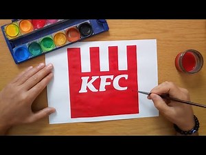 How to draw a KFC logo 2024