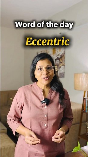 What Does Eccentric Mean? Word of the Day Explained! #eccentric #vocabulary #learnenglish #english