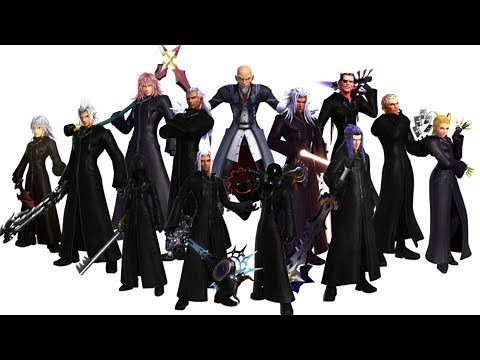 Kingdom Hearts III - All Solo Organization XIII Fights No Damage (Level 1 Critical Mode)
