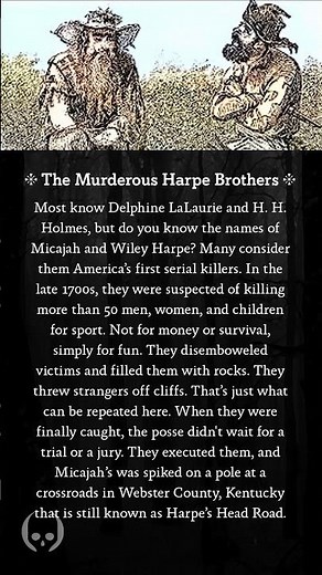 The Murderous Harpe Brothers | The Chilling Life & Death of America's First Serial Killers