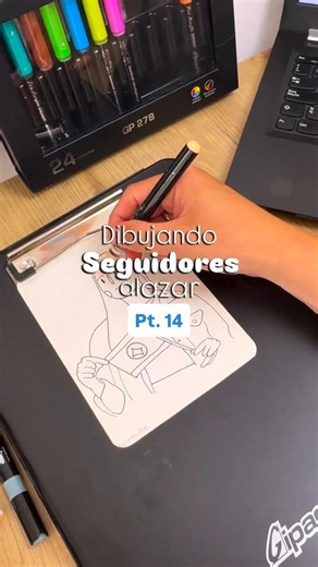 Dibujando seguidores al azar pt. 14 #artist #sketch #drawing #caricatura #art #shorts #shortvideo