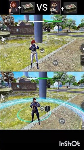 Olivia vs Alok Medikit Test 😲🥶 #shorts #ffshorts #ff