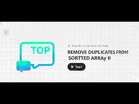 Remove Duplicates from Sorted Array II | Top Interview 150 | JavaScript