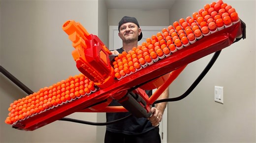 Epic Nerf battles: Giant blasters, hilarious twists & dad vs kids showdown!