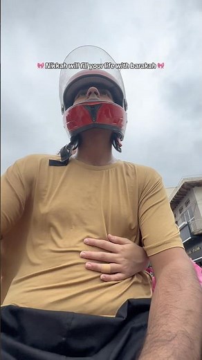 Started on a bike and here we are now cruising in a car Alhamdulilah 🥹❤️