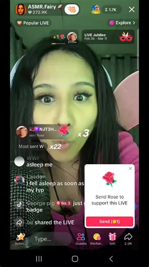 never missing a live stream🥥🥥🥥🥥#loud #asmr