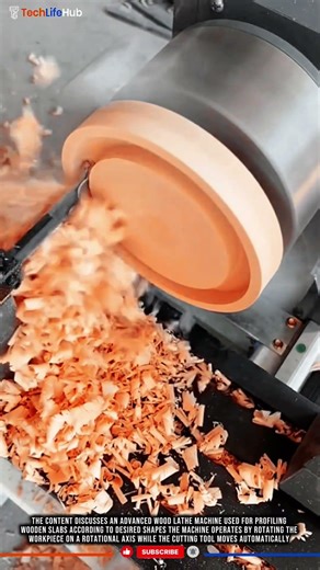 Innovation Wood Lathe: High Precision Profiling, Smooth Surface, Complex Wood Shaping #tech