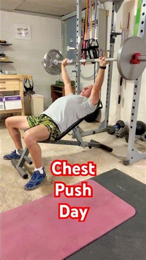 Chest Push Workout A #workout #gym #weightlifting #depression #fitness #motivation #exercise #aging