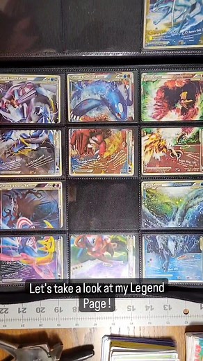 Legend Pokemon Cards Showcase in my Binder