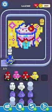 Color Blast Block Shooter Level 663