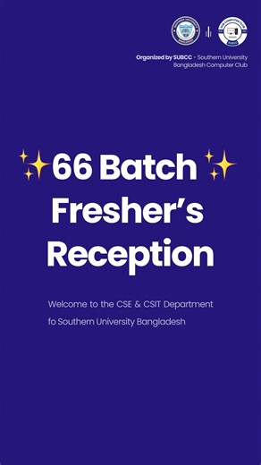 Southern University Bangladesh Computer Club on Instagram: "𝟔𝟔 𝐇𝐄𝐑𝐄!! (66 𝘉𝘈𝘛𝘊𝘏 𝘍𝘙𝘌𝘚𝘏𝘌𝘙'𝘚 𝘙𝘌𝘊𝘌𝘗𝘛𝘐𝘖𝘕)⁣ 𝐇𝐀𝐌 𝐓𝐎𝐇 𝐙𝐀𝐑𝐎𝐎𝐑 𝐀𝐘𝐄𝐍𝐆𝐄 💀