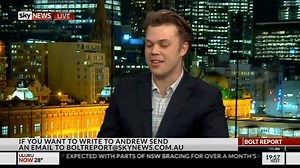 Young IPA Podcast cohost James Bolt appeared on The Bolt Report for the 'whisky with a mate' segment | Institute of Public Affairs