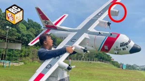 How a C-130 RC plane stays airborne
