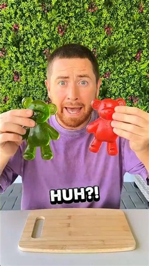 I Created the BIGGEST Gummy Bear Ever #shortsfeed #shorts