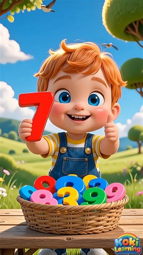 Number Song | Learn Numbers 1 to 10 | Nursery Rhymes & Kids Songs #shorts #childrensongs #babysongs