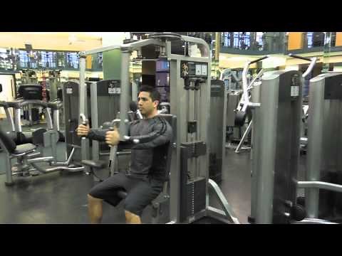 How To Use A Pectoral Fly & Rear Deltoid machine- Exercise Demo