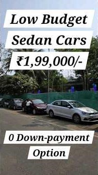 Biggest low budget sedan cars starting at ₹1.99 lakhs for sale in vashi #shorts